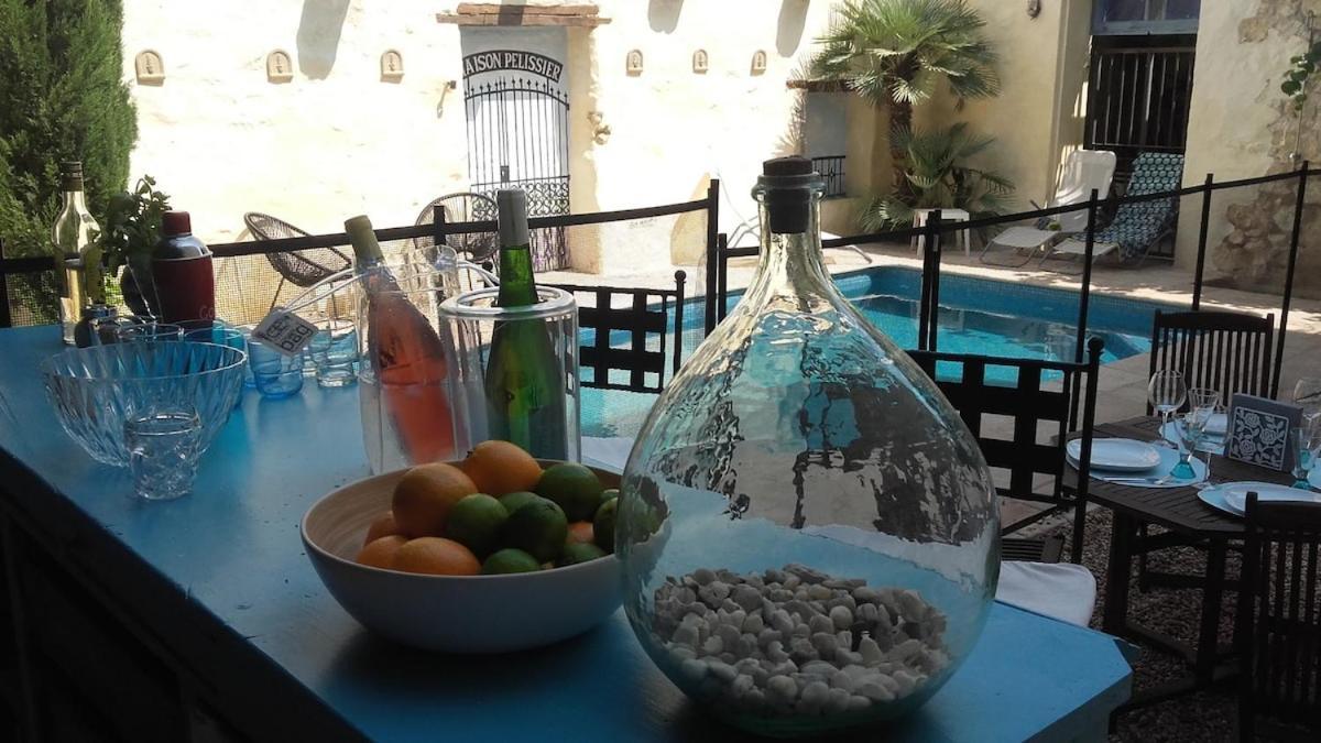Maison Pelissier Bed And Breakfast With Sweeming Pool Cuxac-dʼAude Exterior foto